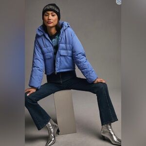 Pilcro ANTHROPOLOGIE Blue and Tan Jacket; Size XS NWOT!  Perfect condition!